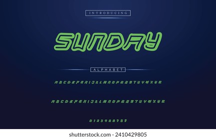 Modern graffiti font effect with highlight and shadow, youth style lettering font