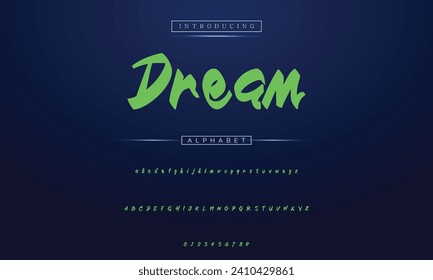 Modern graffiti font effect with highlight and shadow, youth style lettering font
