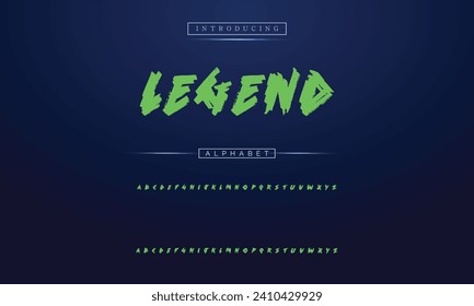 Modern graffiti font effect with highlight and shadow, youth style lettering font