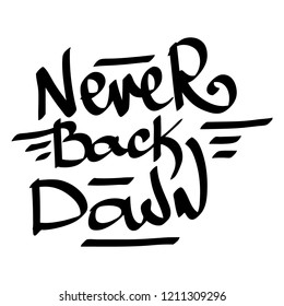 Modern graffiti tags on a white background. Vector art.