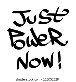 Modern graffiti tags on a white background. Vector art