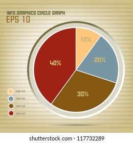 Modern Graph Design template for Infographic website. vector design