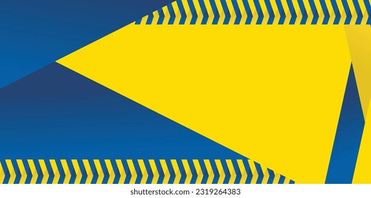 Modern graphic abstract background. Blue and Yellow background with stripes. Background texture design for website, poster, banner. vector illustration.