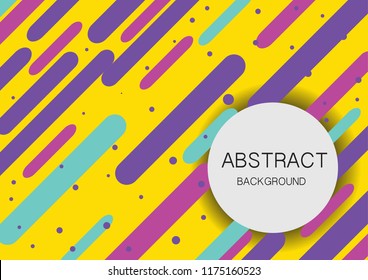Modern graphic abstract colorful vector background.