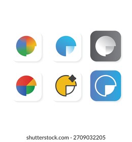 Modernes Grafik-App-Logo, das Kreativität, Design und digitale Tools darstellt.