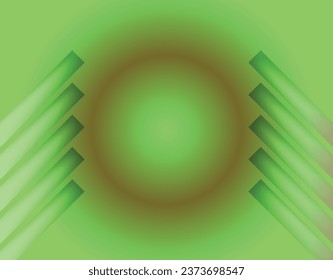 Modern Graphic Artwork Design: Black Border Frame with Empty Blank Board and Colorful Lines, Isolated Illustration on a Marked Background