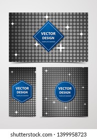 Modern Graphic Banner Set. Vector Banner with Abstract Background.