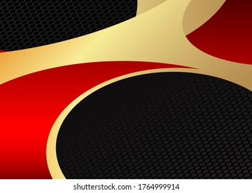 Modern graphic with curved lines for message board, for text and message design, abstract vector illustration.