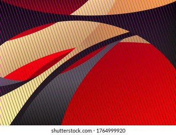 Modern graphic with curved lines for message board, for text and message design, abstract vector illustration.