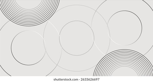 Modern graphic design element circles style concept for banner.