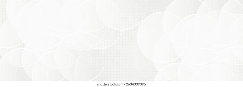 Modern graphic design element circles style concept for banner. vector.