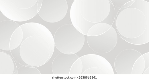 Modern graphic design element circles style concept for banner. vector.