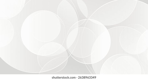 Modern graphic design element circles style concept for banner.