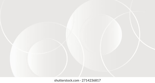 Modern graphic design element circles style concept for banner.