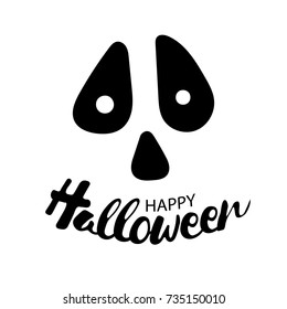 Modern Graphic Design Elements. Abstract Template with Clean Minimal Style. Halloween Layout Cover Background