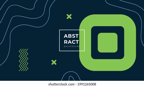 Modern graphic design geometric background. Memphis design cover collection. Memphis abstract background for certificate or social media story template. Corporate and tech background gradient color