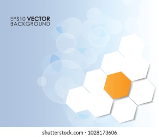 Modern Graphic Design Hexagon Background Eps 10