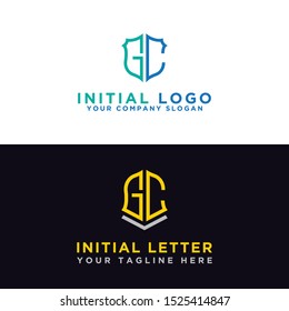 Modern graphic design logo set, GC Inspirational logo design for all companies. -Vectors