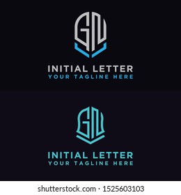 modern graphic design logo set, GN Inspirational logo design for all companies. -Vectors