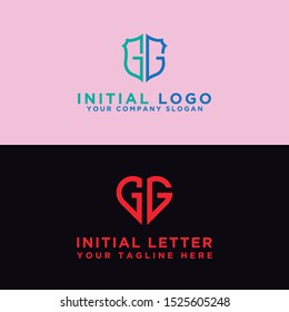 modern graphic design logo set, GG Inspirational logo design for all companies. -Vectors