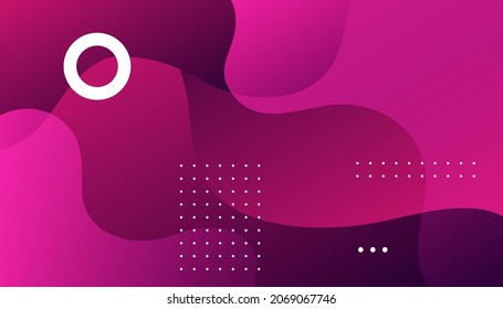Elemento gráfico moderno con fondo Formas geométricas abstractas. Gradiente Composición abstracta dinámica Ilustración vectorial. Elemento de diseño para banners web, carteles