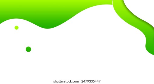 Modern graphic element with background Abstract geometric shapes. Gradient Dynamic abstract composition Vector illustration. Design element for web banners, posters, green and white.