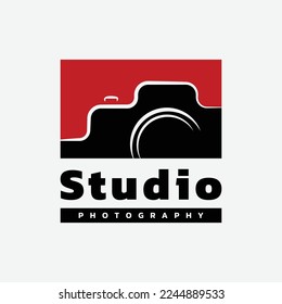 diseño de vector de cámara para el logotipo de fotografía