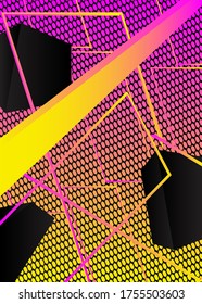 Gráfico moderno para tablero de mensajes, para diseño de texto y mensaje, ilustración abstracta de fondo vectorial.