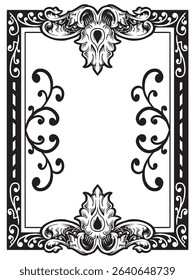 Modern Graphic Ornamental Frame Decorative Vector