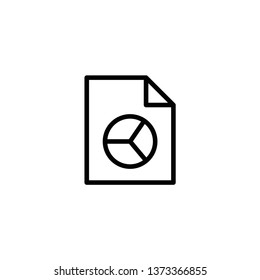 Modern graphic paper icon