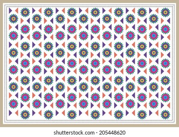 Modern graphic pattern