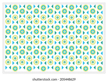 Modern graphic pattern