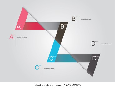 Modern graphic for presentation