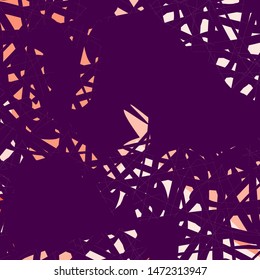 modern graphic splatter pattern in jewel tone purple