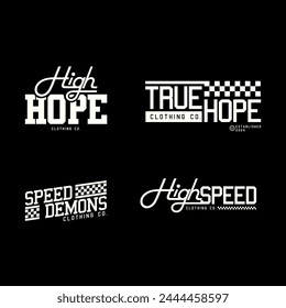 Modern graphic t-shirt streetwear style minimalist logo clothing brand templates