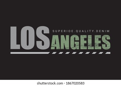 Modern graphic vector illustration of lettering, fashion los angeles california, perfect for the design of t-shirts, clothes, hoodies and other fashions