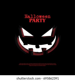 Modern Graphic/Design Elements. Abstract Template with Clean Minimal Style. Halloween Layout/Cover Background