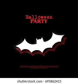 Modern Graphic/Design Elements. Abstract Template with Clean Minimal Style. Halloween Layout/Cover Background
