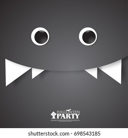 Modern Graphic/Design Elements. Abstract Template with Clean Minimal Style. Halloween Layout/Cover Background
