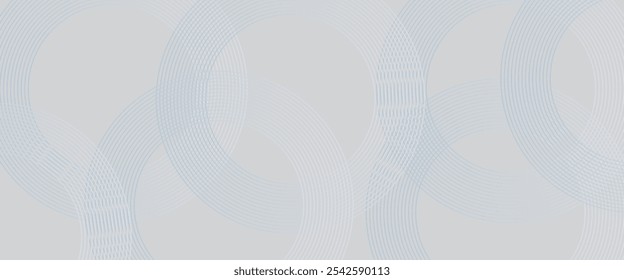 modern gray abstract background with geometric shapes. White circle lines pattern. minimal geometric design. cover, poster, banner,