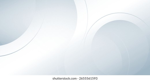 Fondo moderno gris moderno con arte circular abstracto simple