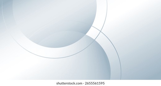 Modern gray modern background with circle art