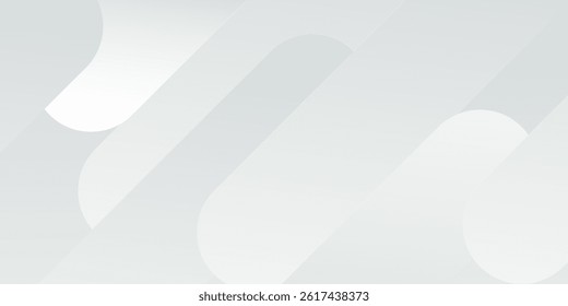 modern gray background. Minimal geometric white light background abstract design. eps 10