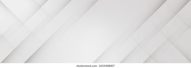 Fundo Cinza Moderno. Banner da tecnologia. Ilustração de vetor. Papel de Parede de Negócios Abstrato