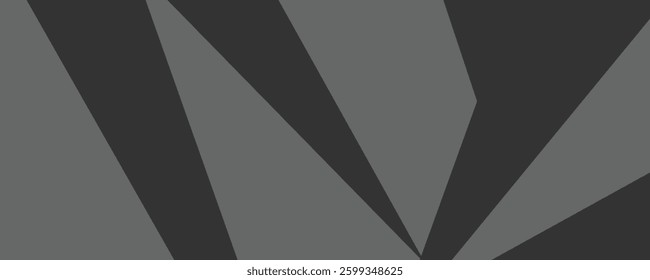 Modern gray paper background with dark 3d layered line triangle texture in elegant website or textured paper design