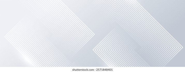 Modern gray and white abstract background with smooth gradients and minimalist design. Ideal for contemporary presentations, banners, and digital projects.
