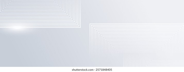 Modern gray and white abstract background with smooth gradients and minimalist design. Ideal for contemporary presentations, banners, and digital projects.