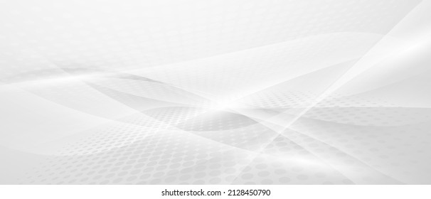Modern gray and white abstract technology background design vector illustration