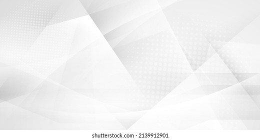 Modern gray and white abstract technology background design vector illustration