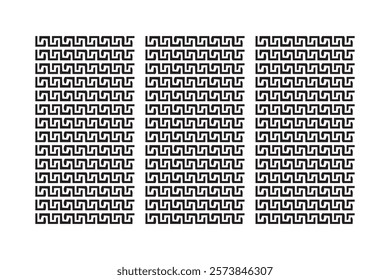 Modern Greek abstract geometric pattern background